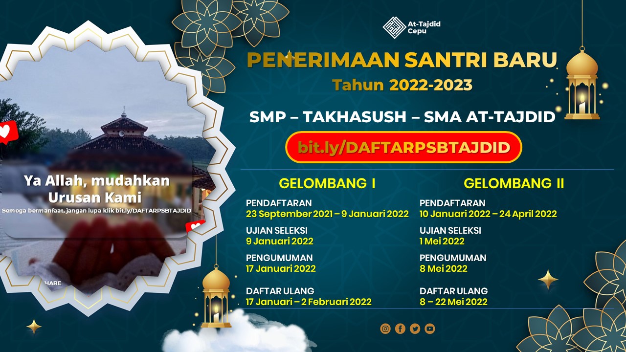 90 Calon Santri At-Tajdid Cepu Siap Mondok